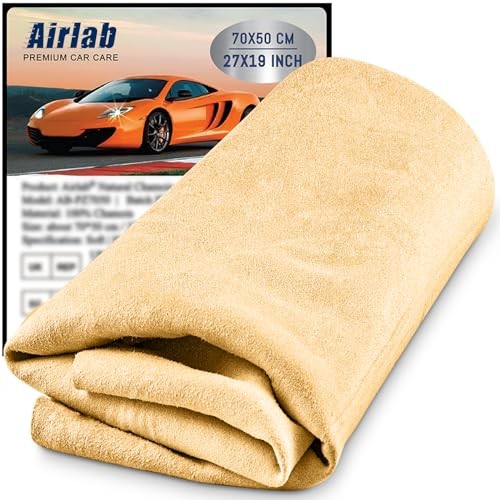 Airlab Genuine Sheepskin Chamois Cloth, 70 x 50 cm XXL, Pack of 1 — image 1