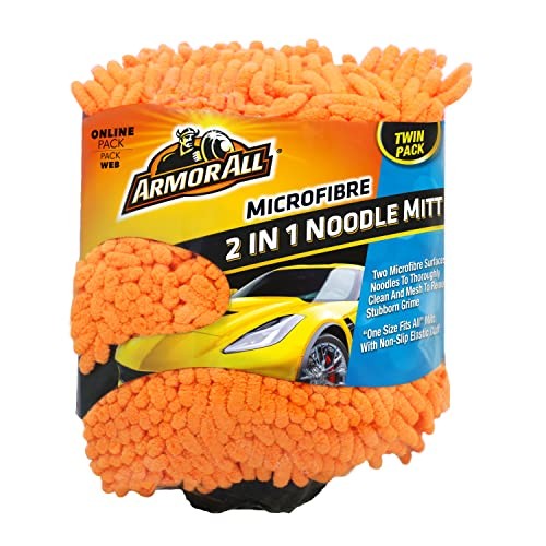 Armor All Microfibre Noodle Car Wash Mitts, Twin Pack — image 1