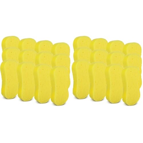 ASelected Large Car Wash Sponges, Yellow, Pack of 2 — image 1
