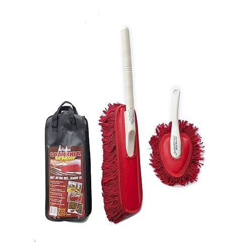 California Car Duster Original Detailing Kit with Plastic Handle, Red, Model 62445 — image 1