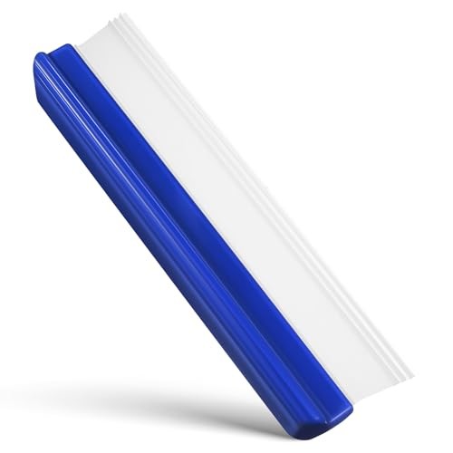 Garneck Car Water Squeegee for Windscreen and Mirrors, Blue ABS — image 1