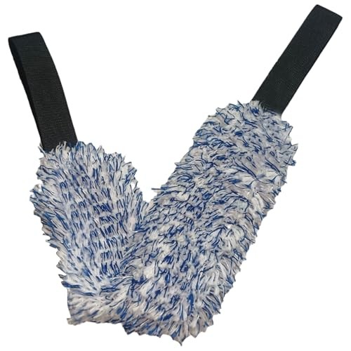 Generico Blue Wheel Wash Towel, 14.17 x 3.15 Inch Double-Sided Microfibre Pad — image 1