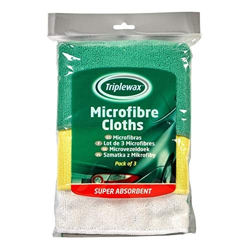 Triplewax Microfibre Cloths, 3 Pack — image 1