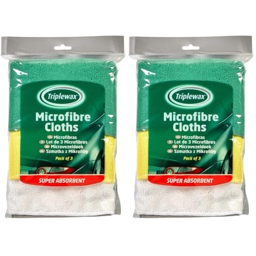 Triplewax Microfibre Cloths, 6 Pack — image 1