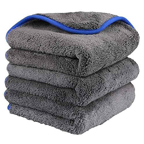 Fixget 1200 GSM Microfibre Drying Towels, 3-Piece Set, 40 x 40 cm — image 1
