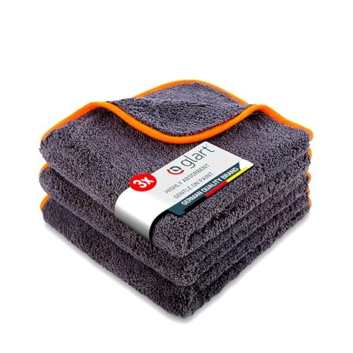 Glart 443TPO Set of 3 Orange Microfibre Cloths, 40 x 40 cm — image 1