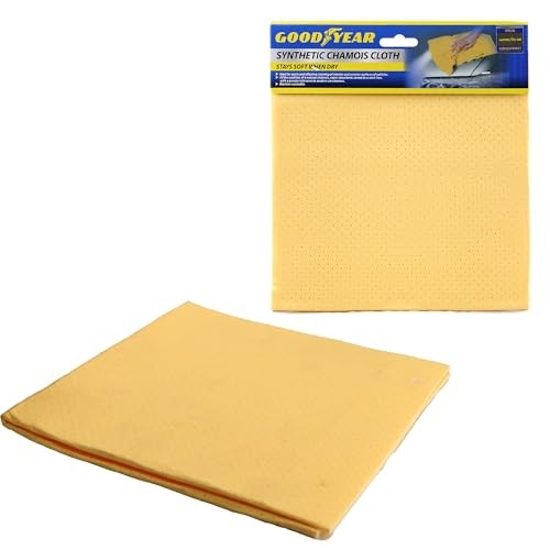 Goodyear Synthetic Chamois Drying Cloth, 72cm x 50cm, Machine Washable — image 1