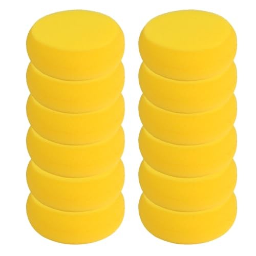 GroveEss 6-Piece 3-Inch Round Yellow Painting Sponges — image 1