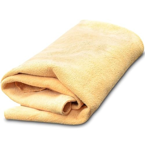 HIDMD Natural Chamois Leather Car Drying Cloth, 50 × 80 cm — image 1