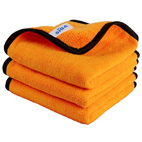 MR.SIGA Professional Microfibre Car Towels, 3 Pack — image 1