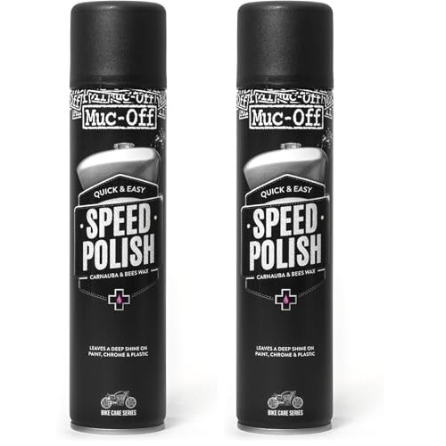 Muc-Off Motorcycle Speed Polish and Wax, 400ml, Pack of 2 — image 1