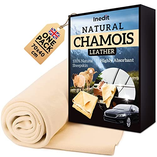 NEDIT Natural Chamois Leather Cloth for Cars, 70 x 40 cm — image 1