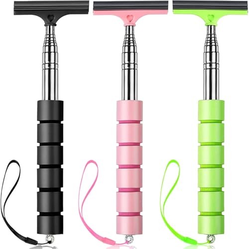 Mr.Gadget's Solutions Retractable Car Mirror Squeegee with Telescopic Handle — image 1