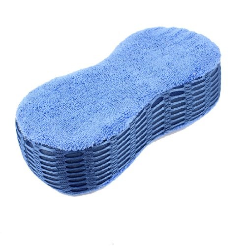 Ruilogod Blue Microfibre Car and Motorbike Washing Sponge Pad — image 1