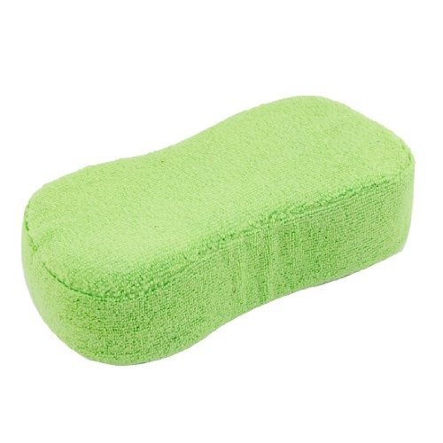 Ruilogod Bone-Shaped Microfibre Washing and Drying Sponge Pad, Green — image 1