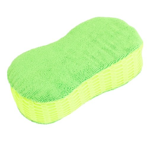 Ruilogod Green Microfibre Sponge Pad for Car Washing and Drying — image 1