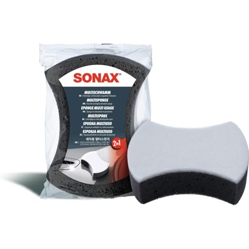 SONAX Multisponge Car Cleaning Sponge, Grey and White, 1 Piece — image 1