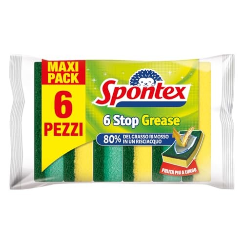 Spontex Fibraplus Grease Stop Dish Sponges, Pack of 6 — image 1
