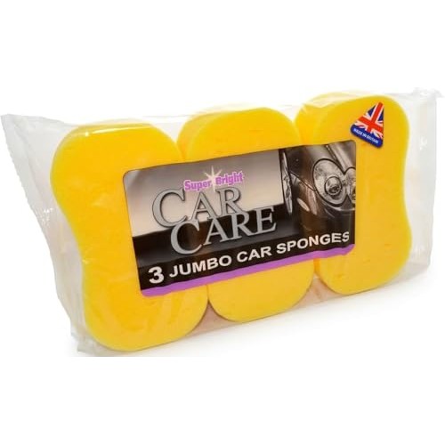 Super Bright Jumbo Car Sponges, Pack of 3 — image 1