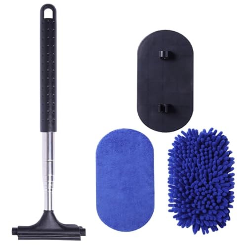 Garneck Telescopic Car Windshield Squeegee with Soft Bristles — image 1