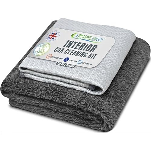 Towelogy G54 Microfibre Car Interior Cleaning Cloths, Grey — image 1