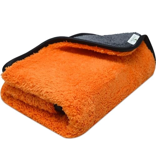 Towelogy Large Orange Microfibre Car Drying Towel, 40 x 40 cm — image 1
