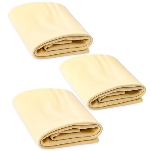 TZMFHD Chamois Leather Cloths for Cars, 3-Pack, 40 x 30 cm — image 1