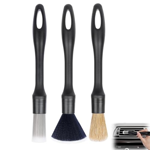 URAQT 3-Piece Car Detailing Brush Set — image 1