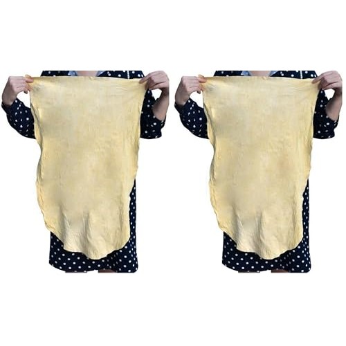 VOSO Natural Chamois Leather Car Cleaning Cloths, 40 x 70 cm, Pack of 2 — image 1