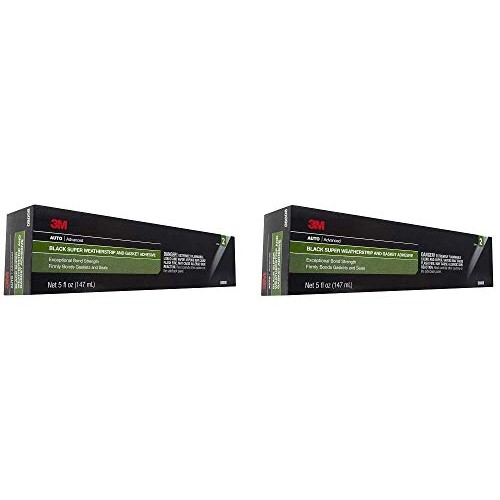 3M Black Super Weatherstrip Adhesive, 5 oz Tubes, 2 Pack — image 1