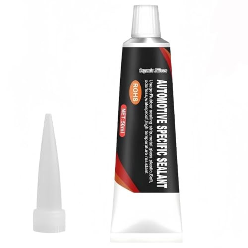 JASJUST 50ml Black Silicone Sealant for Car Rubber Seals — image 1