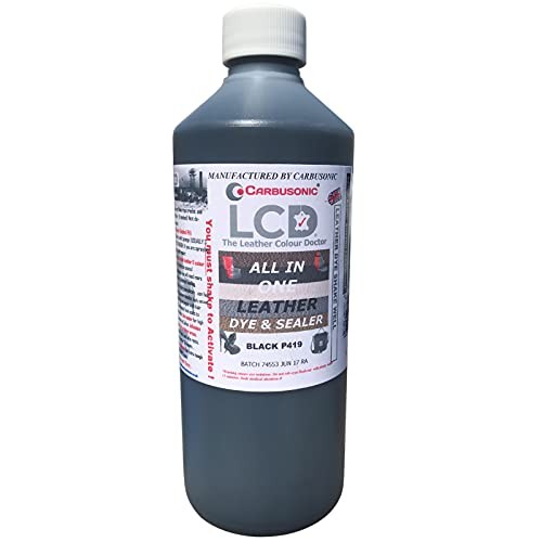 Carbusonic Black Leather Dye Paint, 500ml — image 1