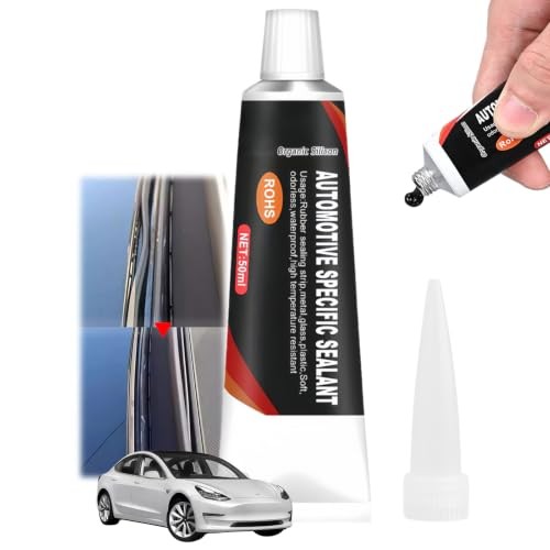 SakuSugar Black Silicone Sealant for Car Rubber Seals — image 1