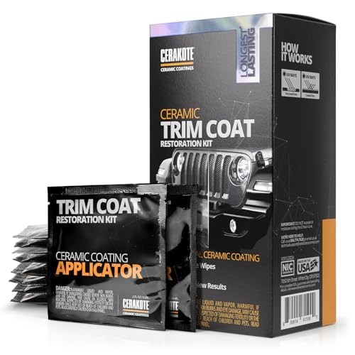 CERAKOTE Ceramic Trim Coat Kit with 10 Restoration Wipes — image 1