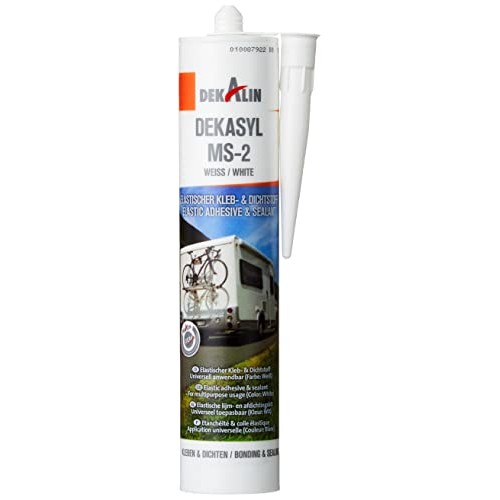 Dekalin Dekasyl MS-2 White Adhesive and Sealant, 290 ml Cartridge — image 1
