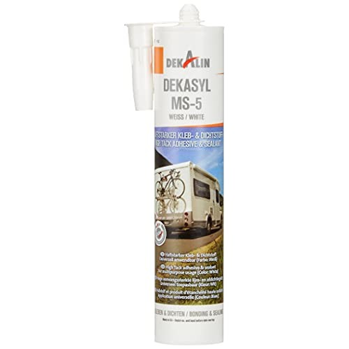 Dekalin Dekasyl MS-5 White Elastic Adhesive and Sealant, 290 ml — image 1