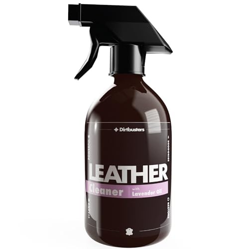 Dirtbusters Leather Cleaner, Restorer & Deodoriser Spray with Lavender Oil, 500 ml Pack of 1 — image 1