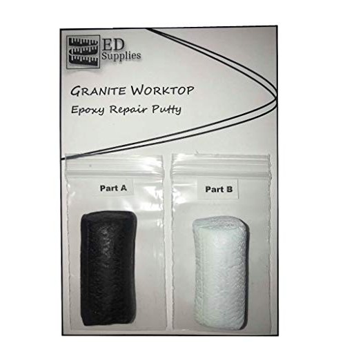 ED Supplies Granite Worktop Epoxy Repair Putty, 38g, Dark Grey — image 1