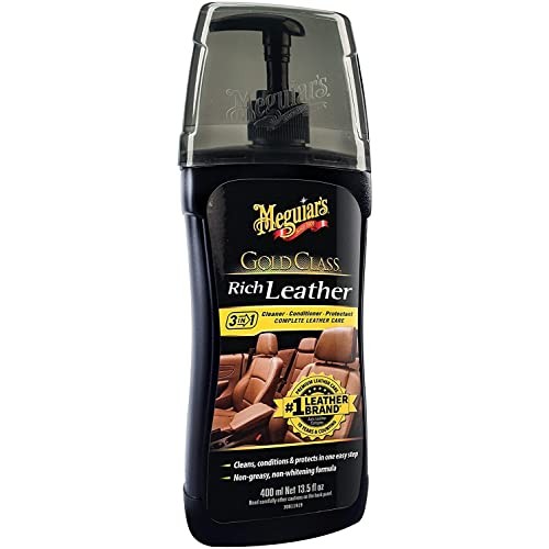 Meguiar's Gold Class Rich Leather 3-in-1 Cleaner, Conditioner & Protectant 400ml — image 1