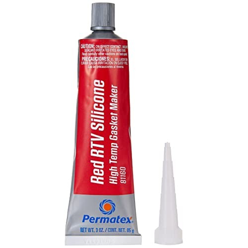 Permatex 81160 High-Temperature Red RTV Silicone Gasket, 3 oz / 85 g — image 1