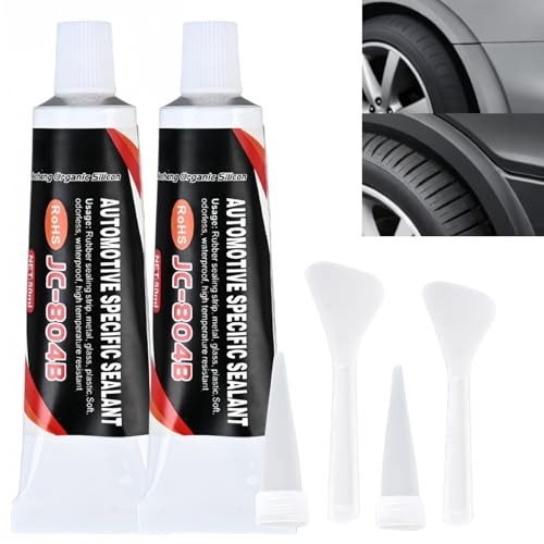 Rushiya Black Silicone Automotive Sealant, 2-Piece Kit — image 1