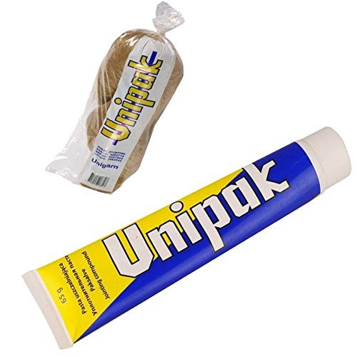 PSW TRADE SUPPLIERS LTD Unipak Pipe Thread Sealing Paste and Flax Hemp Set — image 1