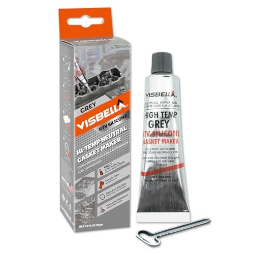 Visbella Grey Oil-Resistant Sensor-Safe RTV Gasket Maker, 99g — image 1