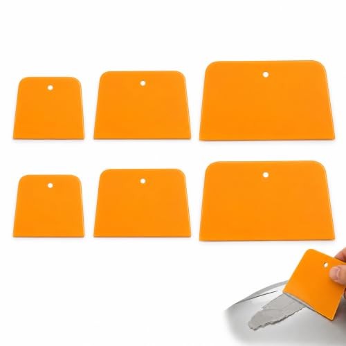 XZJDGBZA Automotive Body Filler Spreaders, 6-Piece Set, 4, 5 and 6 Inch — image 1